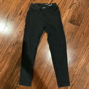 Jcrew Crew Cuts girls black cozy leggings